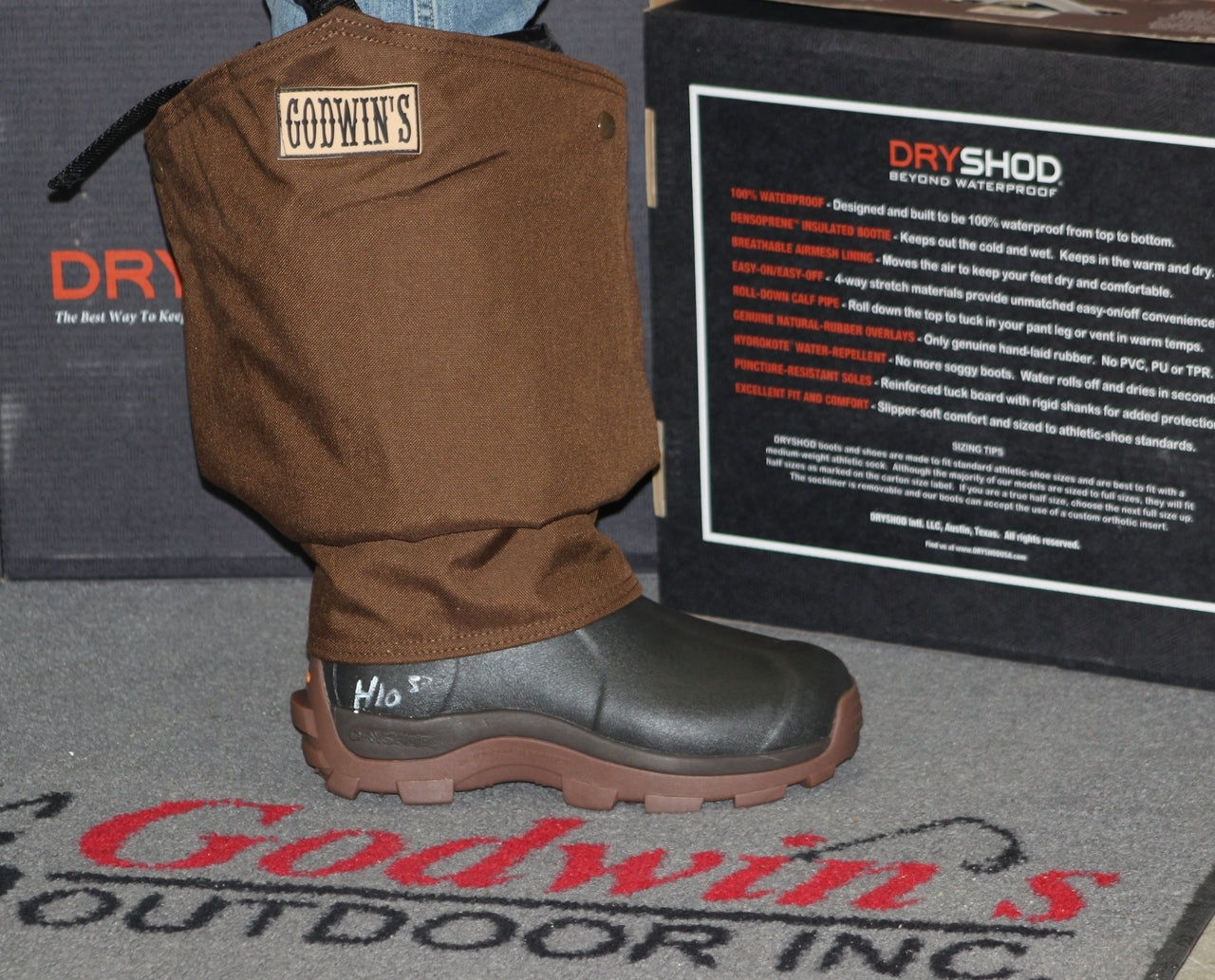 Dryshod Hip Boot Boot w/Snake Chap