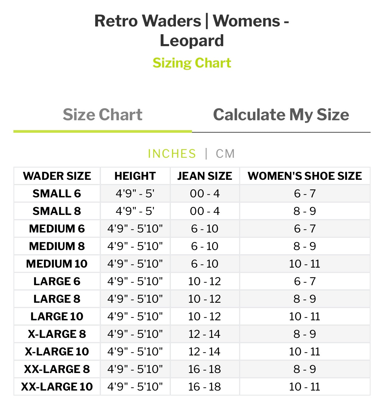 Gator Waders Women's Retro Waders