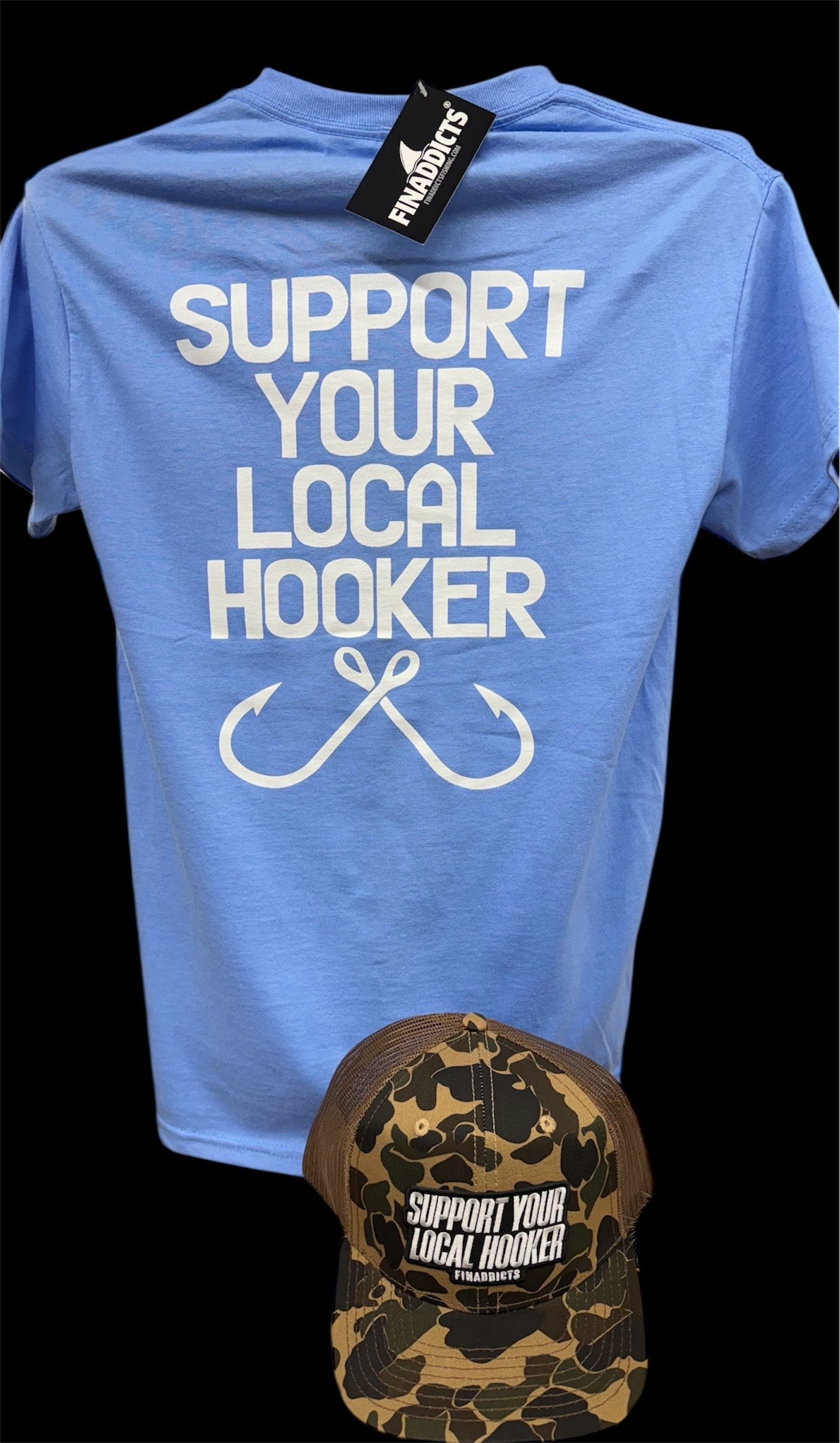FinAddicts "Support Your Local Hooker" T-Shirt